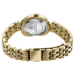 Poze By Sonata Quartz Analog Silver Dial Gold Metal Strap Watch For Women - Image 4