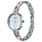 Poze By Sonata Quartz Analog Mother of Pearl Dial Two Toned Metal Strap Watch For Women - Image 2
