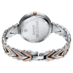 Poze By Sonata Quartz Analog Mother of Pearl Dial Two Toned Metal Strap Watch For Women - Image 4