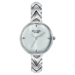 Poze By Sonata Quartz Analog Mother of Pearl Dial Silver Metal Strap Watch For Women