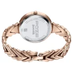 Poze By Sonata Quartz Analog Mother of Pearl Dial Rose Gold Metal Strap Watch For Women - Image 4
