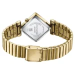 Poze By Sonata Quartz Analog Mother of Pearl Dial Gold Metal Strap Watch For Women - Image 4