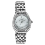 Poze By Sonata Quartz Analog Mother of Pearl Dial Silver Metal Strap Watch For Women