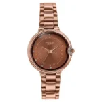 Poze By Sonata Quartz Analog Brown Dial Brown Metal Strap Watch For Women