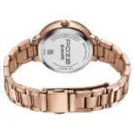 Poze By Sonata Quartz Analog Pink Dial Rose Gold Metal Strap Watch For Women - Image 4