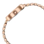 Poze By Sonata Quartz Analog Silver Dial Rose Gold Metal Strap Watch For Women - Image 3