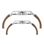 Timex Pairs Grey Round Analog Brass Dial Watch - Image 2