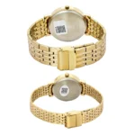 TIMEX Round Green Dial Analog Pair's Watch - Image 2