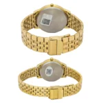 TIMEX Round Green Dial Analog Pair's Watch - Image 2