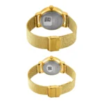 TIMEX Green Round Dial Analog Pair's Watch - Image 2