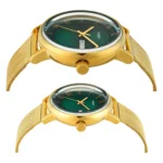 TIMEX Green Round Dial Analog Pair's Watch - Image 4