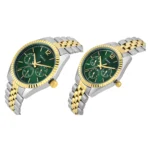 TIMEX Trendline Green Round Dial Analog Pair's Watch - Image 3