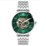 Timex Trend Men Automatic Green Round Stainless Steel Dial Watch