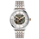 Timex Trend Men Automatic Silver Round Stainless Steel Dial Watch
