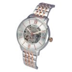 Timex Trend Men Automatic Silver Round Stainless Steel Dial Watch - Image 2