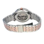 Timex Trend Men Automatic Silver Round Stainless Steel Dial Watch - Image 4