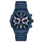 TIMEX Men Blue Round Dial Analog Chronograph Watch