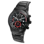 TIMEX Men Black Round Dial Analog Chronograph Watch