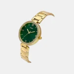Trendline Women Quartz Green Dial Analog Stainless Steel Watch TWEL18713 - Image 2
