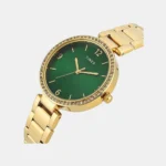 Trendline Women Quartz Green Dial Analog Stainless Steel Watch TWEL18719 - Image 3
