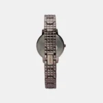 Women Brass Dial & Stainless Steel Bracelet Style Straps Analogue Watch TWEL23903 - Image 4