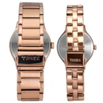 Timex Fashion Collection Premium Quality Multifunction Pair's Analog Blue Dial Coloured Quartz Watch, Round Dial with 44 mm Case width - Image 4