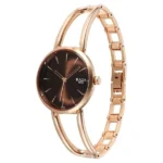Titan Raga Afterglow Quartz Analog Brown Dial Rose Gold Metal Strap Watch For Women - Image 3