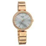 Titan Raga DEC Blaze Quartz Analog Mother of Pearl Dial Rose Gold Metal Strap Watch For Women - Image 2