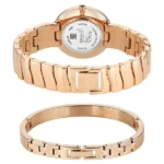 Titan Raga Power Pearls Quartz Analog Mother of Pearl Dial Rose Gold Metal Strap Watch For Women - Image 5