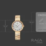Titan Raga Power Pearls Quartz Analog Mother of Pearl Dial Rose Gold Metal Strap Watch For Women - Image 6