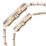 Titan Bandhan Quartz Analog With Sun - Moon Silver Dial Rose Gold Stainless Steel Strap Watch For Couple - Image 4