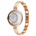 Titan Raga Power Pearls Quartz Analog Mother of Pearl Dial Rose Gold Metal Strap Watch For Women - Image 3