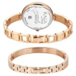 Titan Raga Power Pearls Quartz Analog Mother of Pearl Dial Rose Gold Metal Strap Watch For Women - Image 5