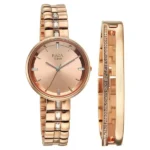 Titan Raga Contempore Quartz Analog Rose Gold Dial Rose Gold Metal Strap Watch For Women - Image 2