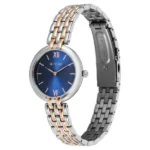 Titan Workday Wonders Quartz Analog Blue Dial Two Toned Metal Strap Watch For Women - Image 3