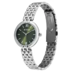 Titan Workday Wonders Quartz Analog Green Dial Silver Metal Strap Watch For Women - Image 4