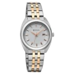 Titan Work Essentials Quartz Analog Silver Dial Two Toned Metal Strap Watch For Women - Image 2