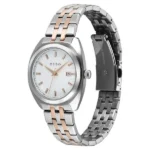 Titan Work Essentials Quartz Analog Silver Dial Two Toned Metal Strap Watch For Women - Image 3