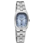 Titan Work Essentials Quartz Analog Blue Dial Silver Metal Strap Watch For Women - Image 2