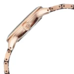 Titan Work Essentials Quartz Analog Brown Dial Two Toned Metal Strap Watch For Women - Image 5