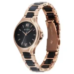 Titan Work Essentials Quartz Analog Black Dial Two Toned Metal Strap Watch For Women - Image 3
