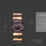 Titan Raga Sierra Quartz Analog Prune - Purple Dial Two Toned Metal Strap Watch For Women - Image 5