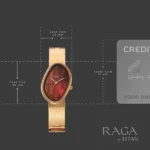Titan Raga Sierra Quartz Analog Amber - Brown Dial Rose Gold Metal Strap Watch For Women - Image 5