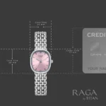 Titan Raga Spotlight Quartz Analog Pink Dial Silver Metal Strap Watch For Women - Image 6
