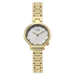 Titan Raga Spotlight Quartz Analog White Dial Golden Metal Strap Watch For Women
