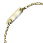 Titan Raga Spotlight Quartz Analog White Dial Golden Metal Strap Watch For Women - Image 4