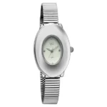 Vyb Runway By Fastrack Quartz Analog Green Dial Silver Stainless Steel Strap Watch For Girls - Image 2
