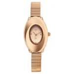 Vyb Runway By Fastrack Quartz Analog Rose Gold Dial Rose Gold Stainless Steel Strap Watch For Girls