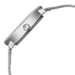 Vyb Runway By Fastrack Quartz Analog Green Dial Silver Stainless Steel Strap Watch For Girls - Image 5