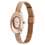 Vyb Runway By Fastrack Quartz Analog Rose Gold Dial Rose Gold Stainless Steel Strap Watch For Girls - Image 3